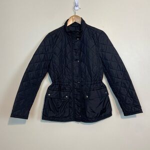 COACH Black Quilted Nylon Jacket – Size Small